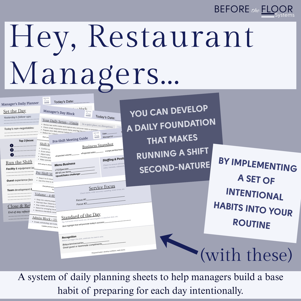 Restaurant Manager Operations Toolkit