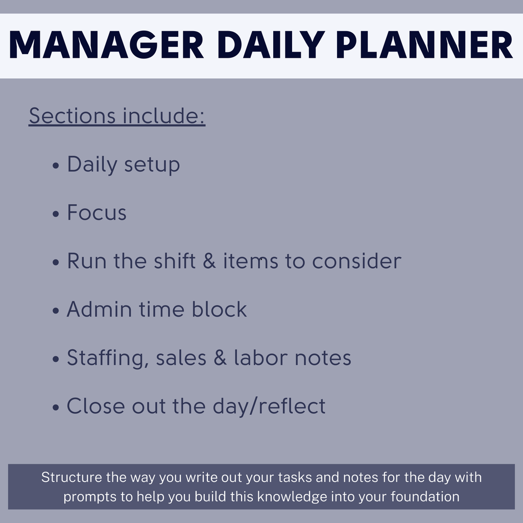 Restaurant Manager Operations Toolkit