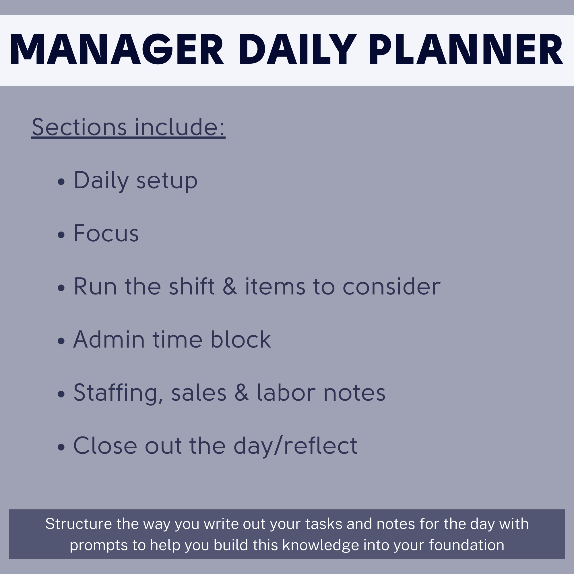 Restaurant Manager Operations Toolkit