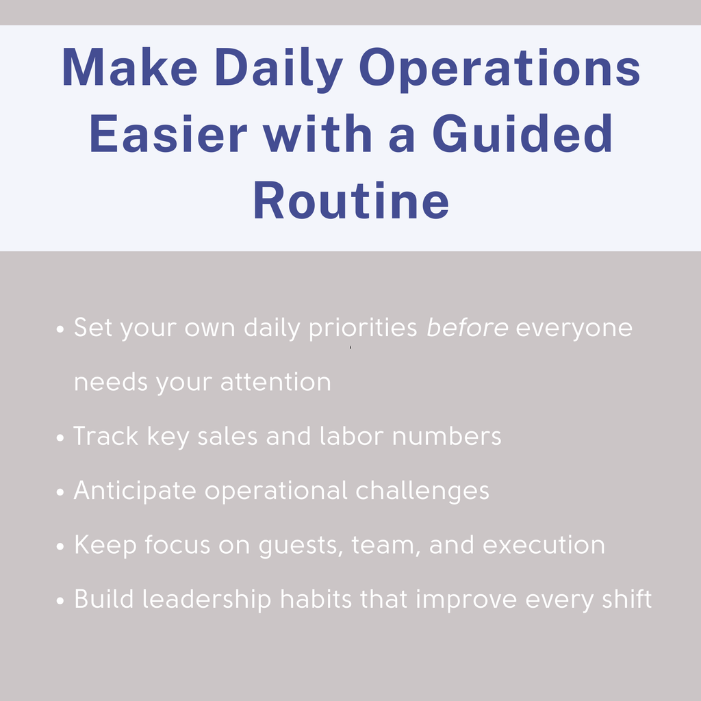 Manager Daily Planner