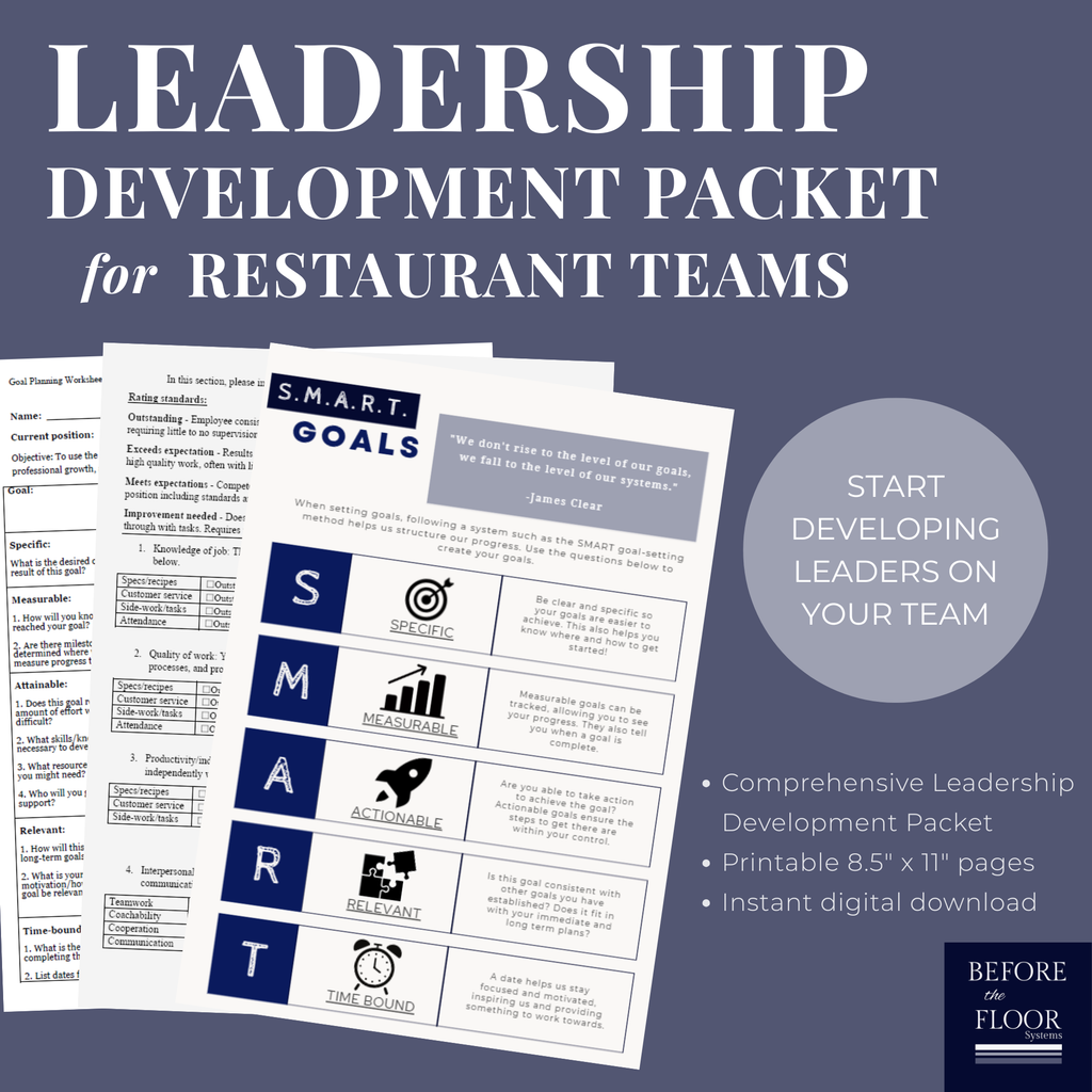Employee Development Program for Restaurant Leadership