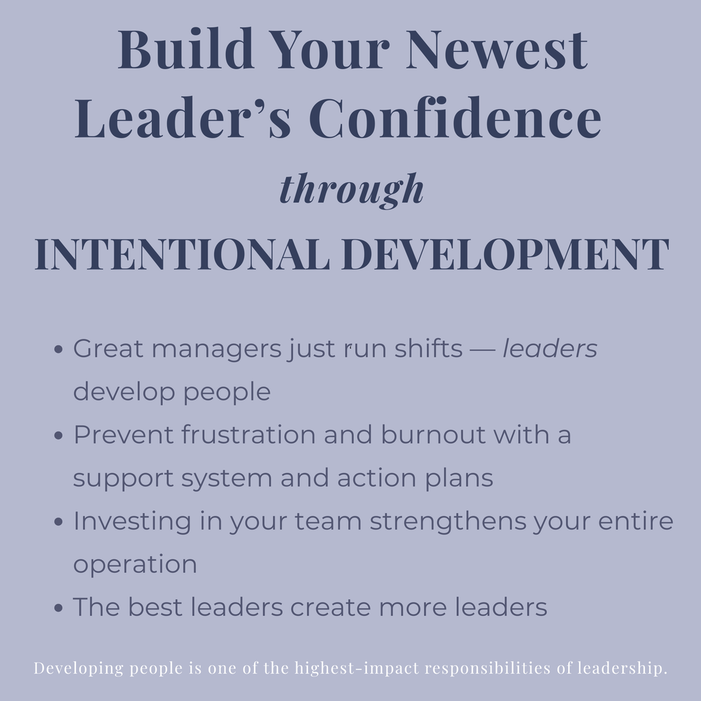 Employee Development Program for Restaurant Leadership