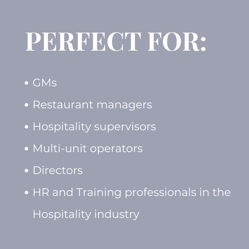 Employee Development Program for Restaurant Leadership