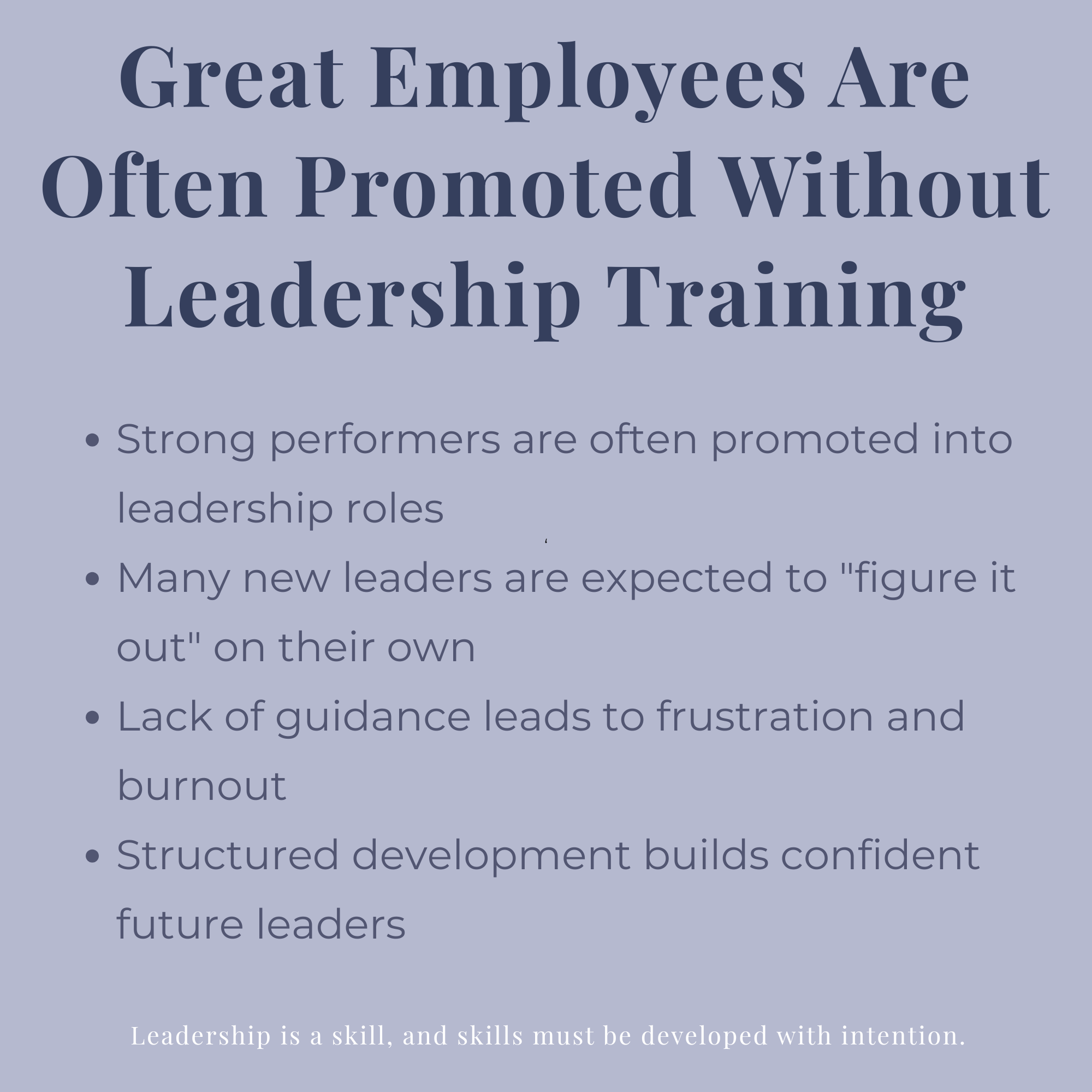 Employee Development Program for Restaurant Leadership